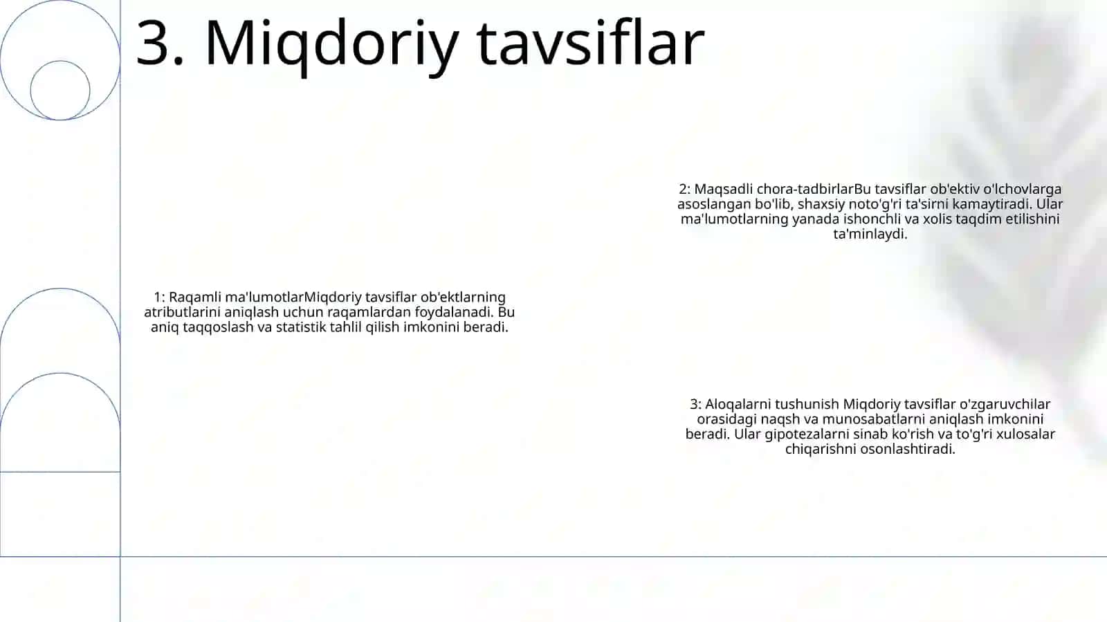 O'Lchangan Miqdorning Sifat Va Miqdoriy Tavsiflari 4