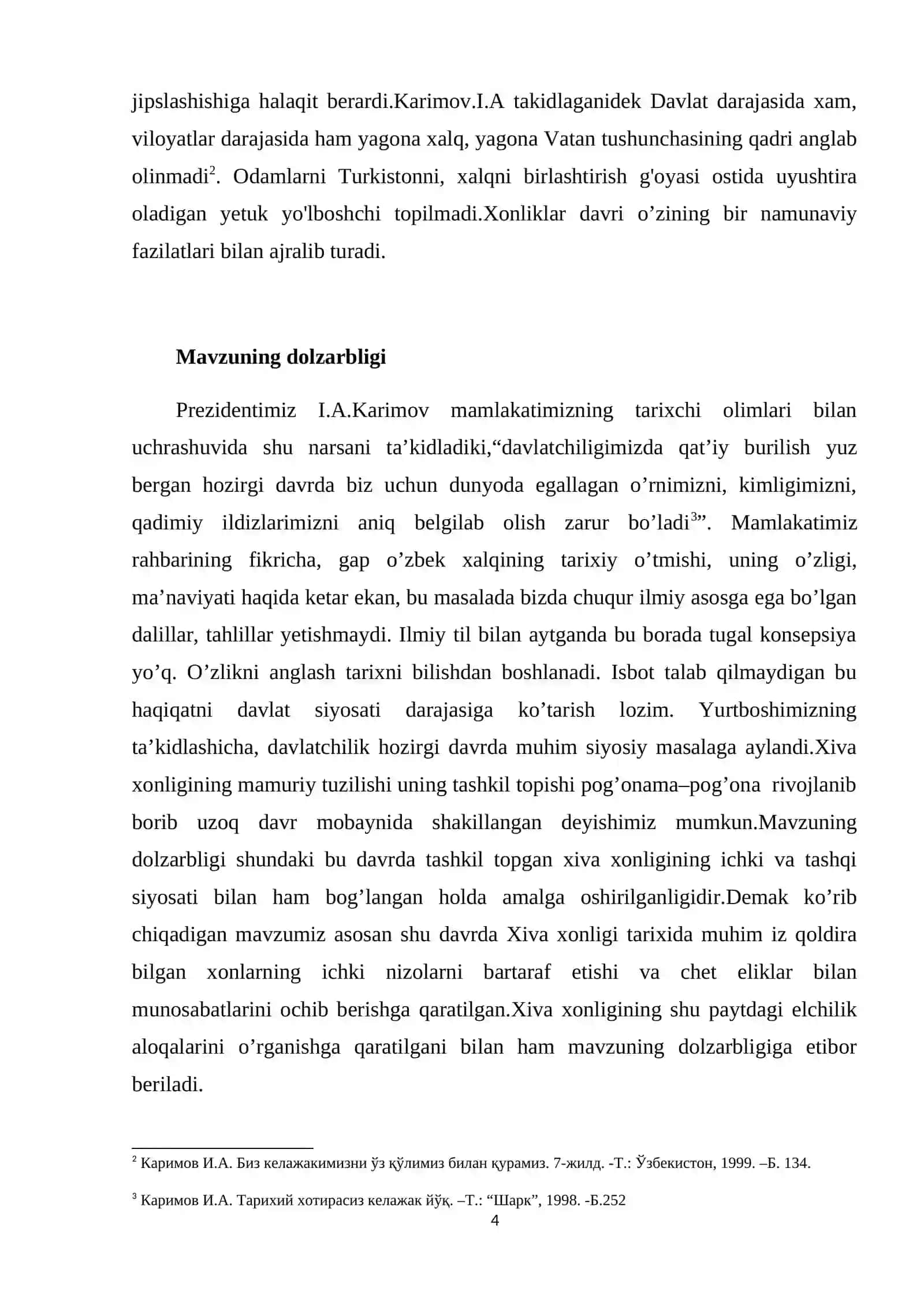Xiva xonligining tashqi siyosati 4