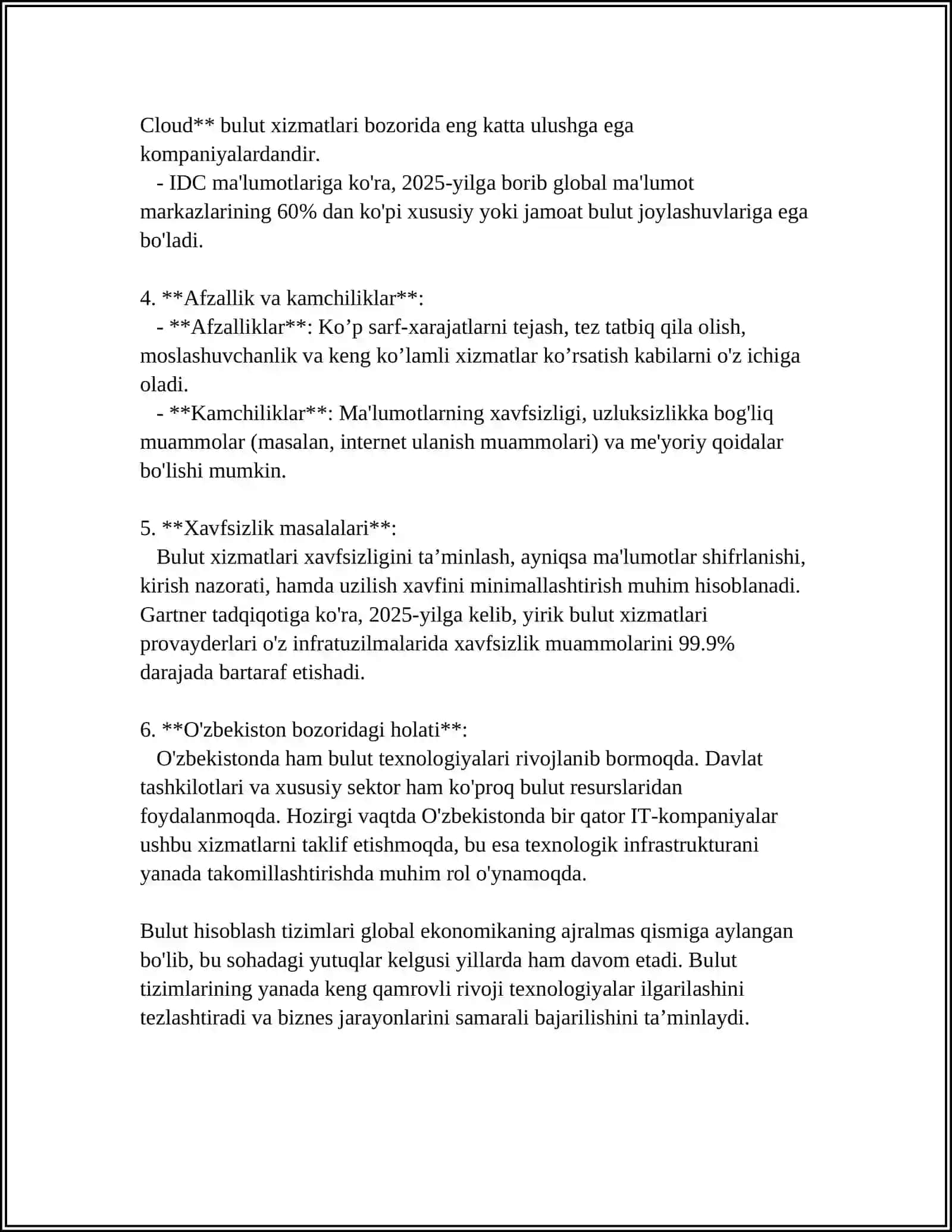 AXBOROT TEXNOLOGIYALARINING INFRATUZILMASI 4