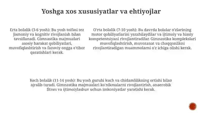 Maktabgacha Yoshdagi Bolalar Uchun Gimnastika Komplekslarini Shakllantirish 4
