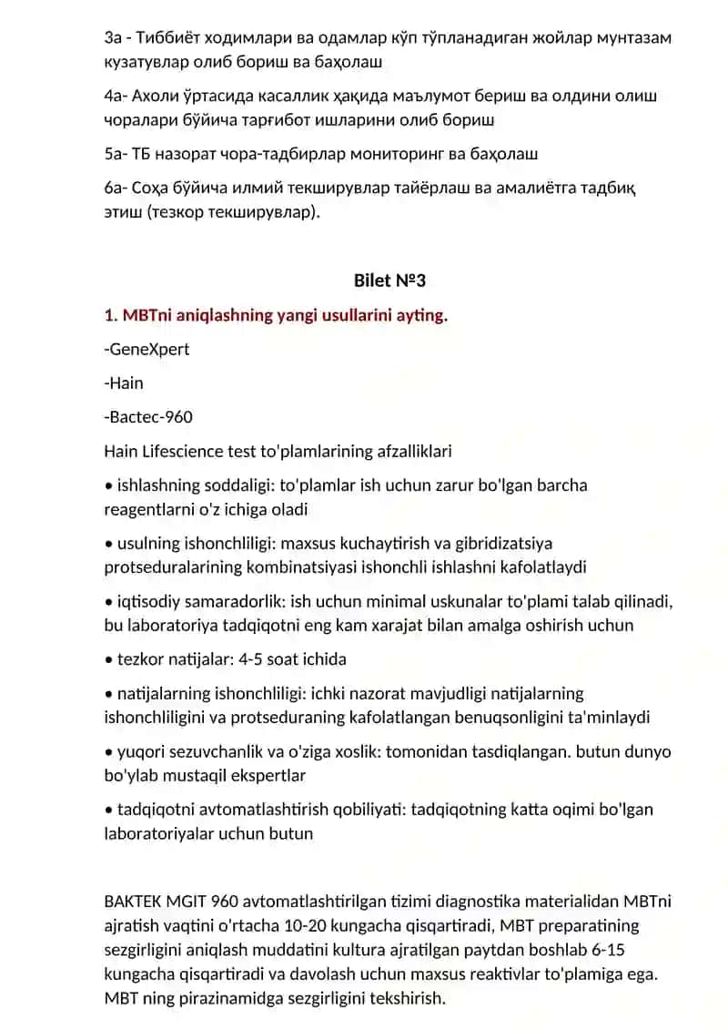 Tuberkulyoz kasalligining profilaktika usullari va ularning ahamiyati 4