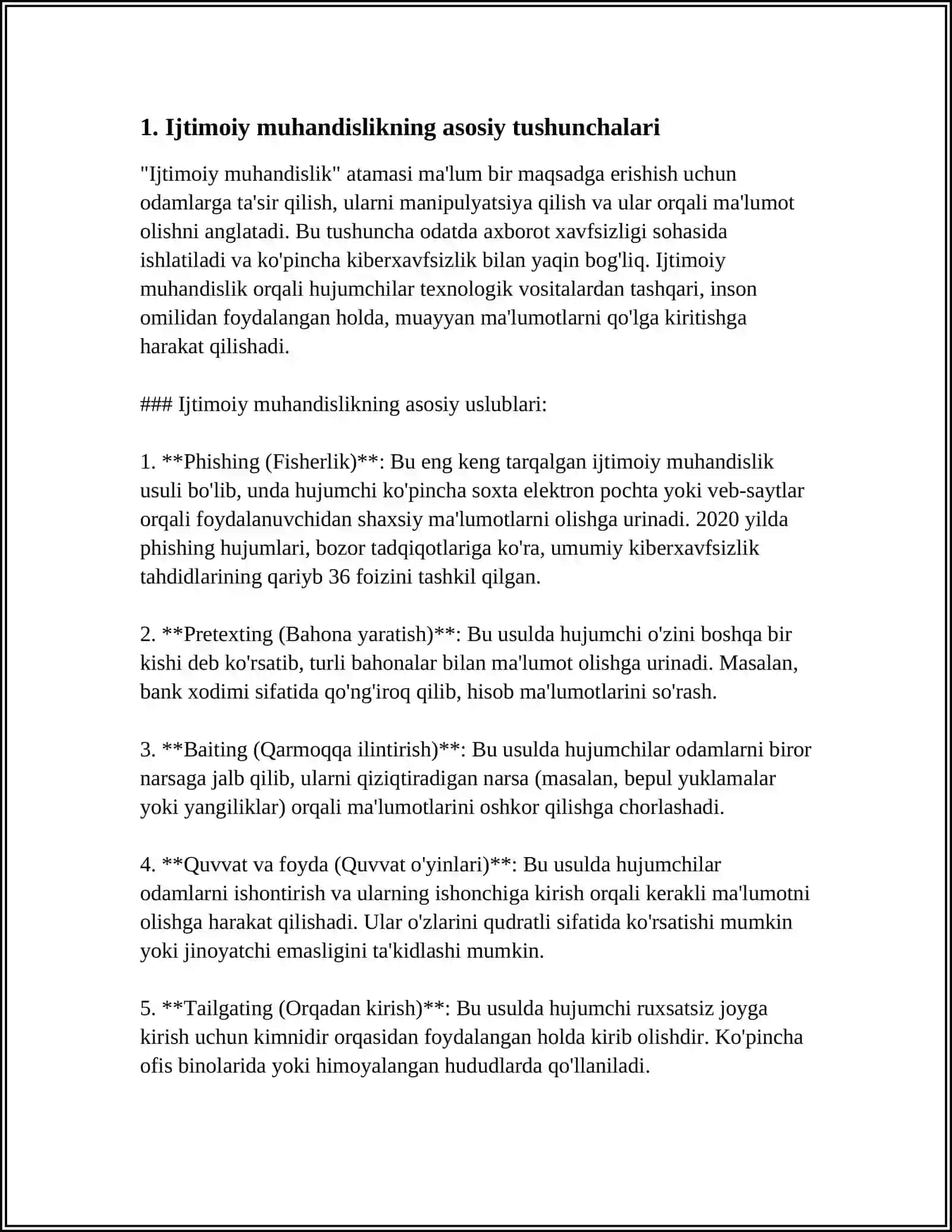 Ijtimoiy muhandisda hujumlar tahlili 4