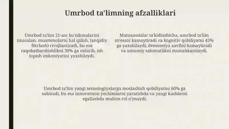 Umrbod ta'lim 4
