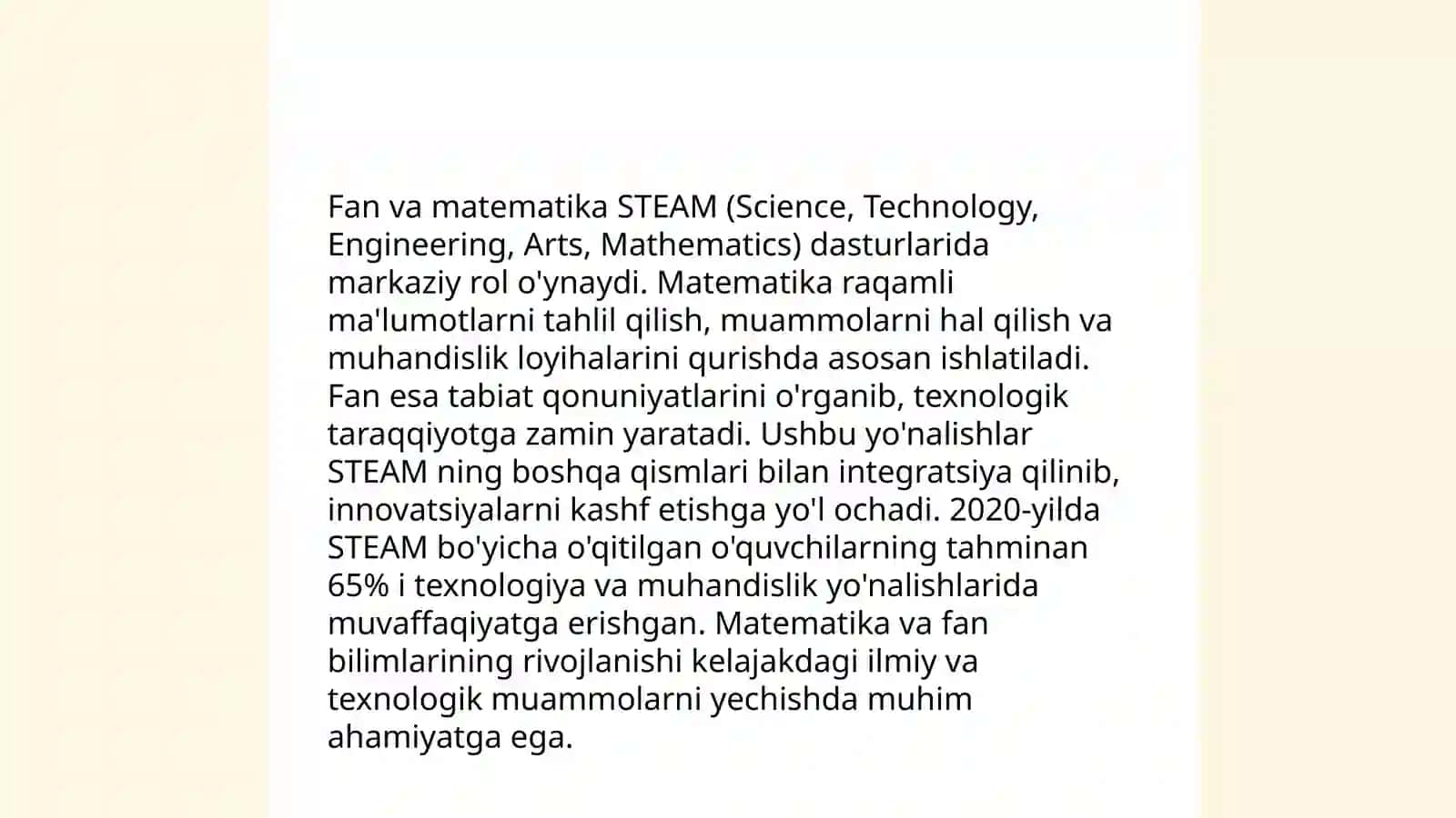 STEAM texnalogiyasi 4