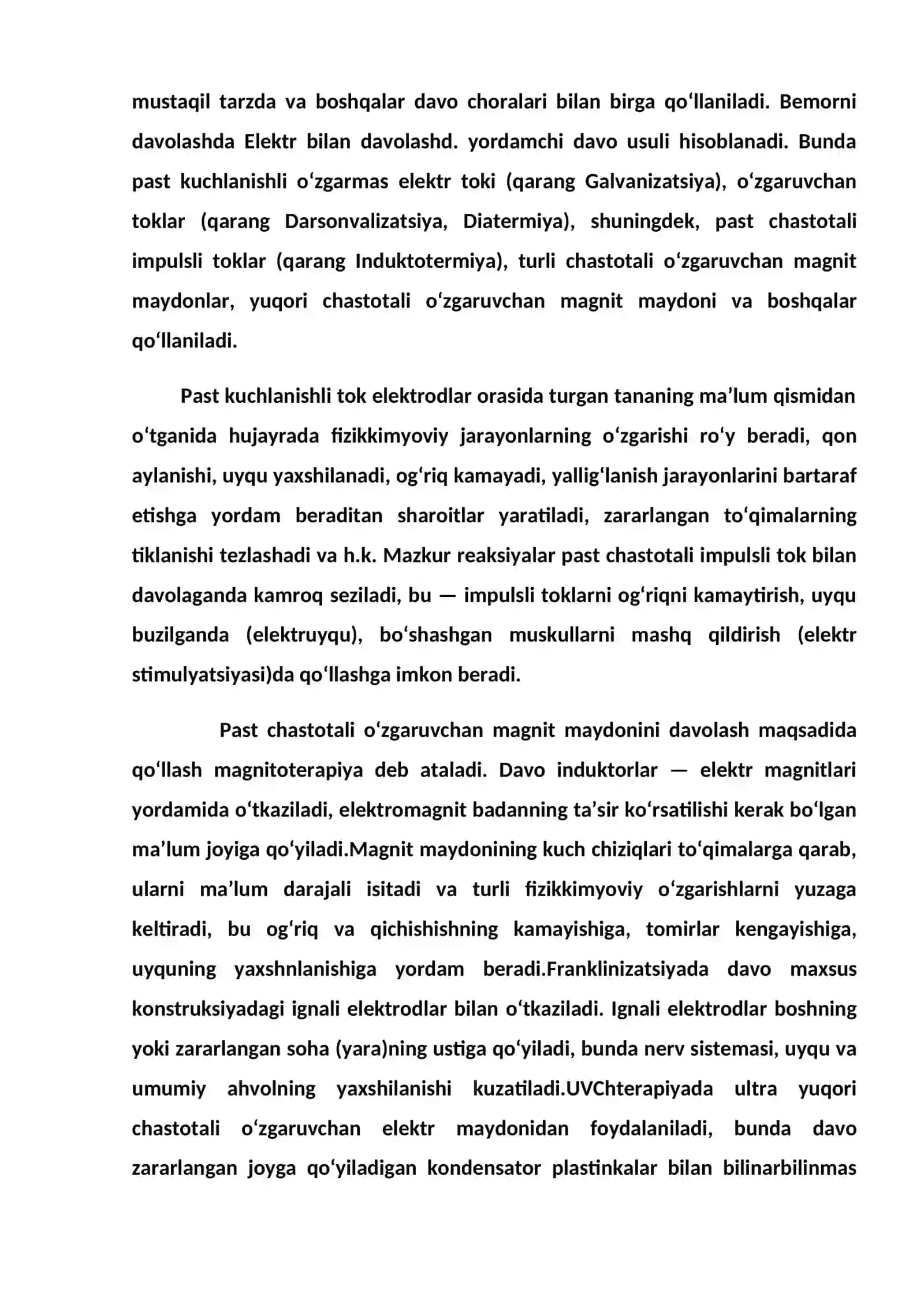 Yuqori chastotali fizioterapevtik elektron apparatlar. Eleketroxirurgiya apparatlari 4