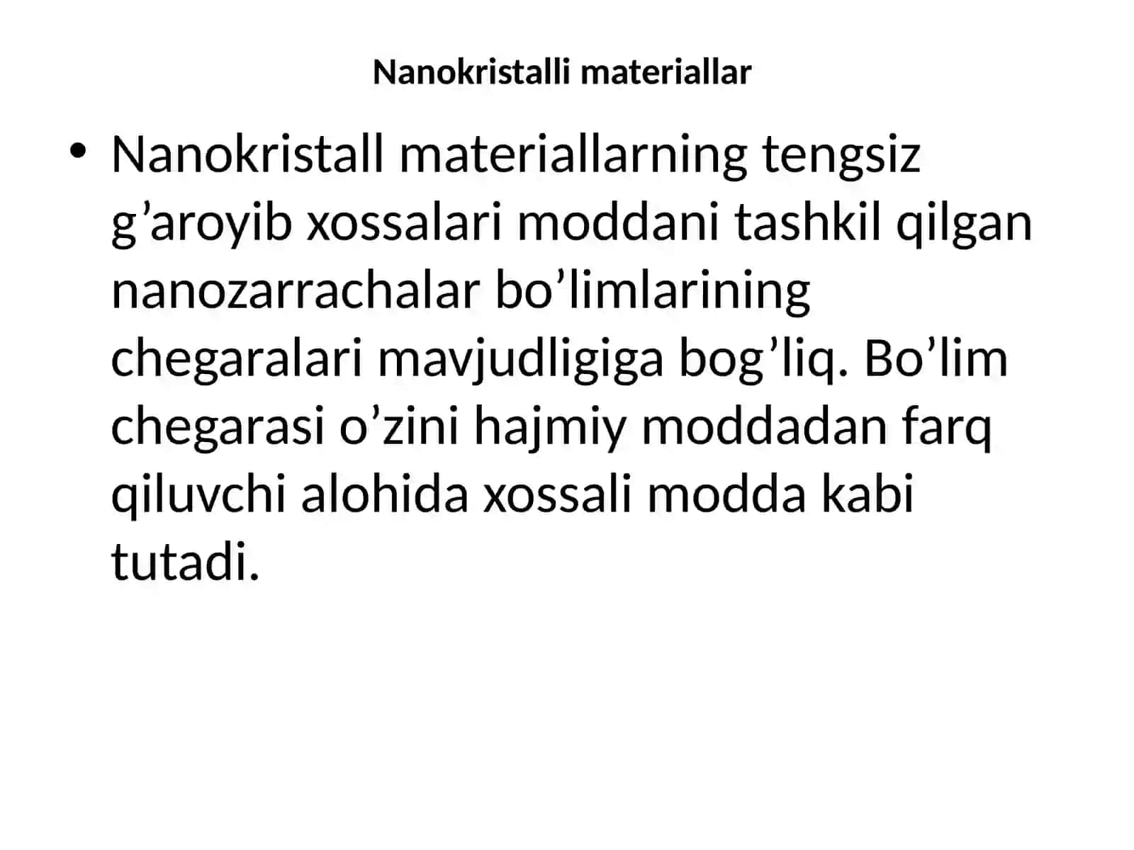 Nanokristall va nanoklasterlar 4