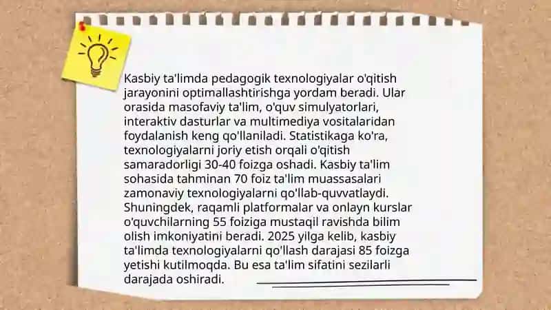 Kasbiy Talim Mazmuni va Texnologiyalari 4