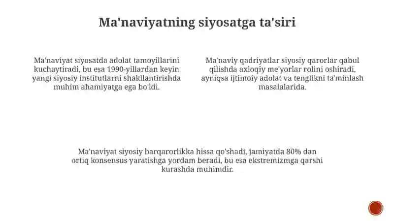 Ma'naviyat va Siyosat Ta'rifi 4