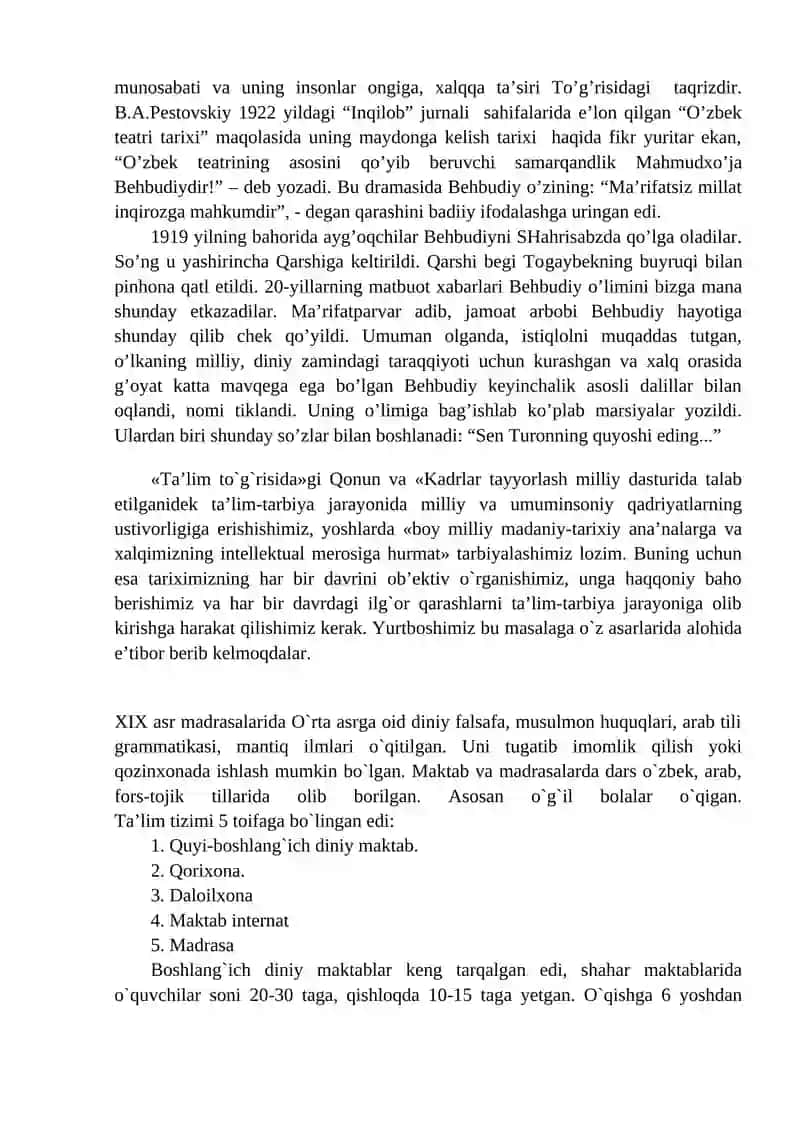 Mahmudxo`ja Behbudiy 4