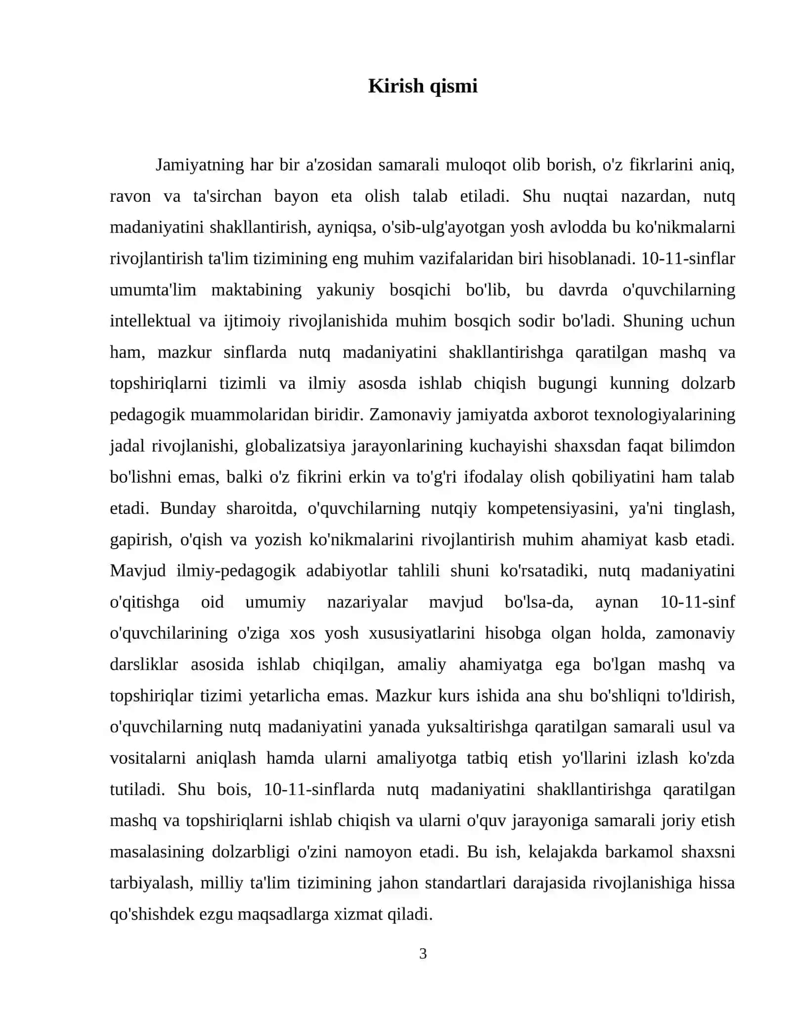 10-11-sinflarda nutq madaniyatini shakllantirishga qaratilgan mashq va topshiriqlar ishlab chiqish 4