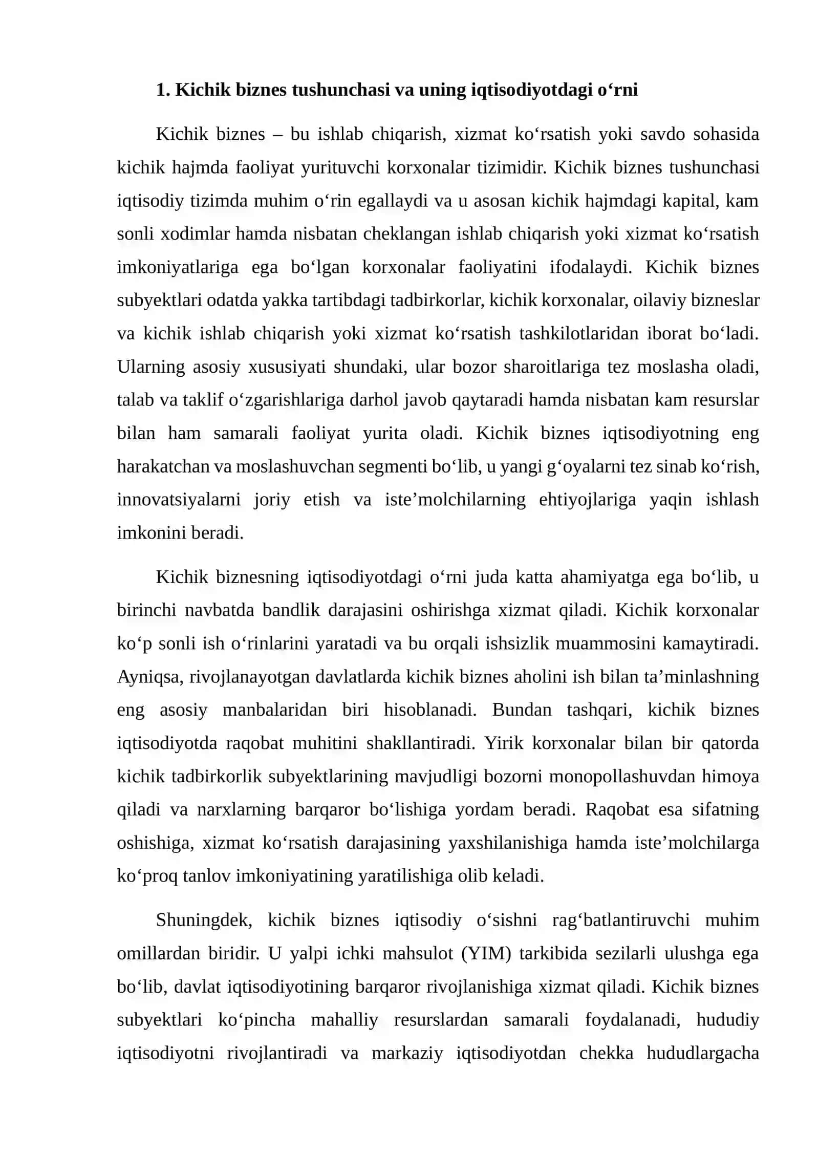 KICHIK BIZNESDAGI BOSHQARUV QARORLARINING STRATEGIK AHAMIYATI 4