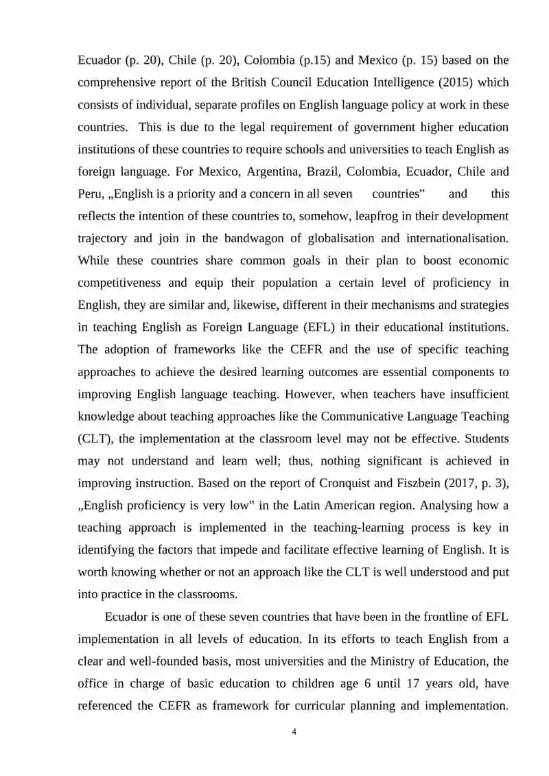 Studies in English Language Teaching Vol. 6, No. 1, 2018 4