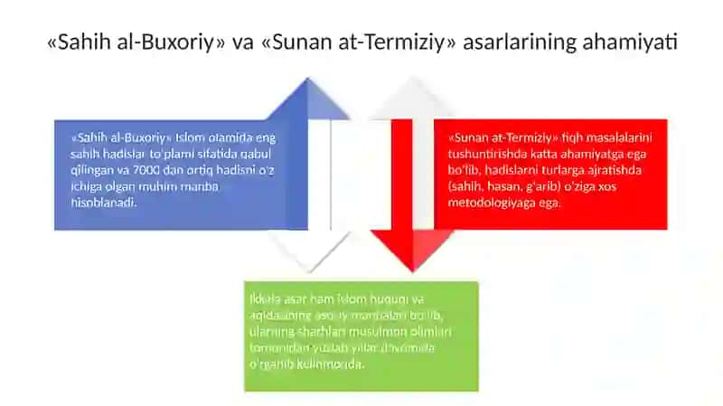 Imom Buxoriy va Termiziyning hadis ilmiga qoʻshgan hissasi 4