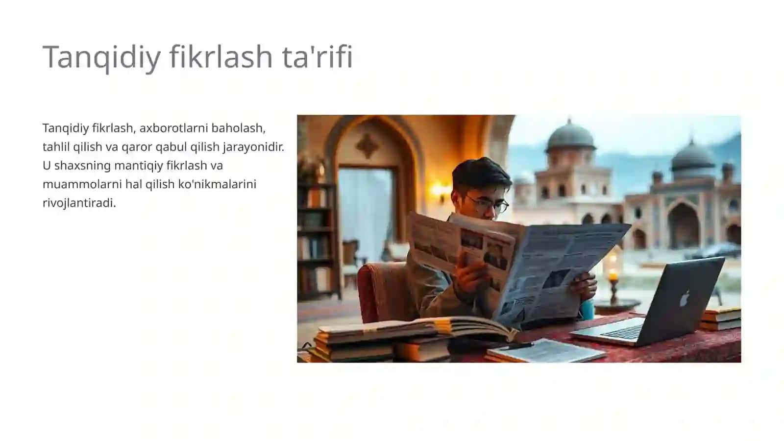 Tanqidiy fikrlash va uning media savodxonlikdagi ahamiyati 4
