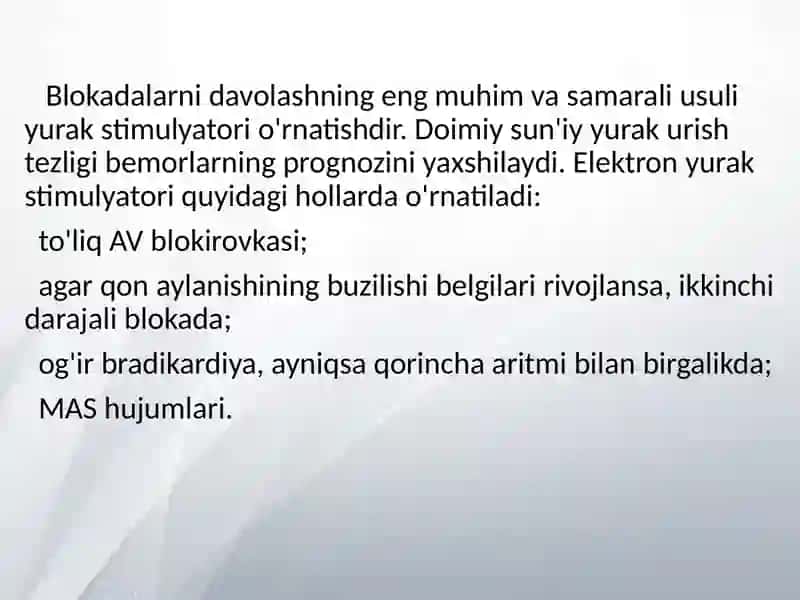 Atrioventrikulyar blokadalar 4