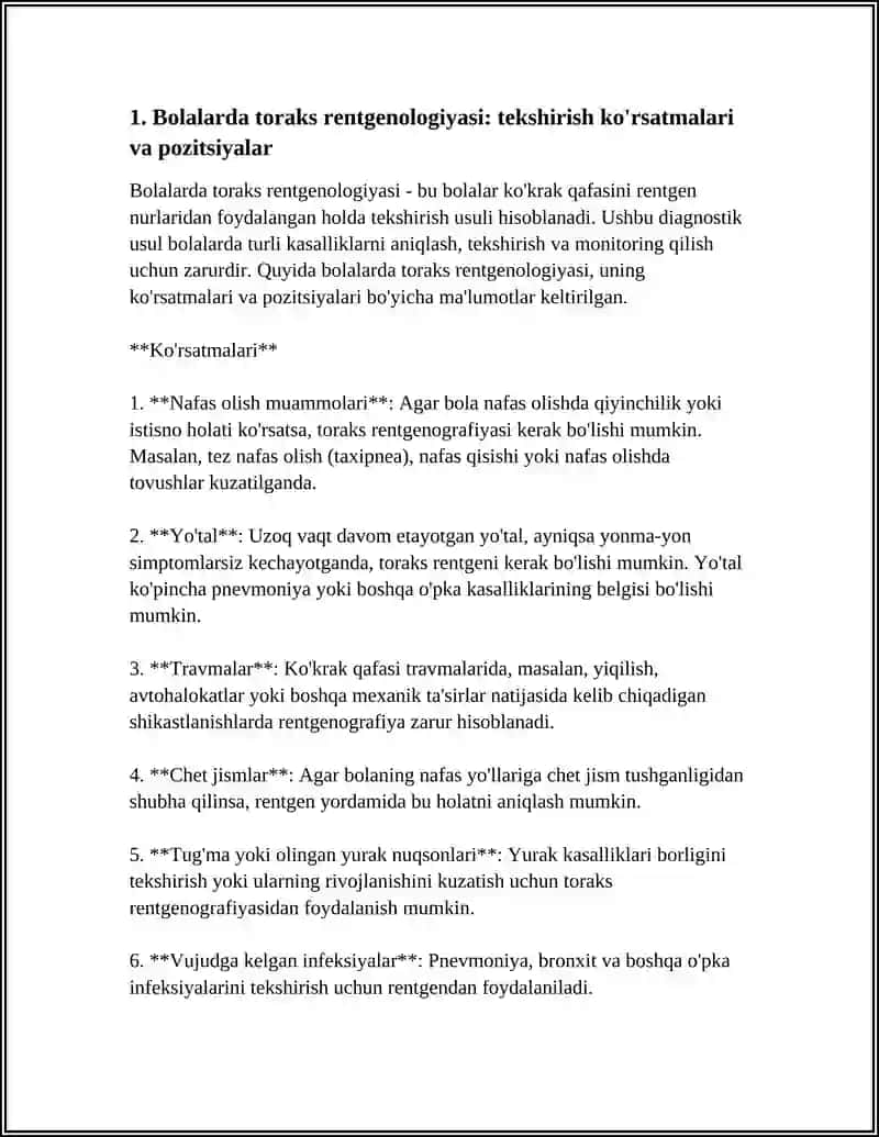 Bolalarda Nafas Olish Tizimini O'rganish Uchun Laboratoriya va INSTRUMENTAL Usullar 4