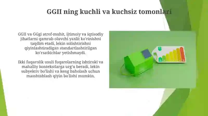 Yashil iqtisodiyotga o'tish jarayonini baholash 4