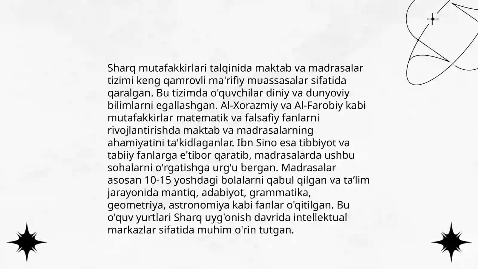 Sharq mutafakkirlarining pedagogik qarashlari va ustoz murabbiyga qôygan talablari 4
