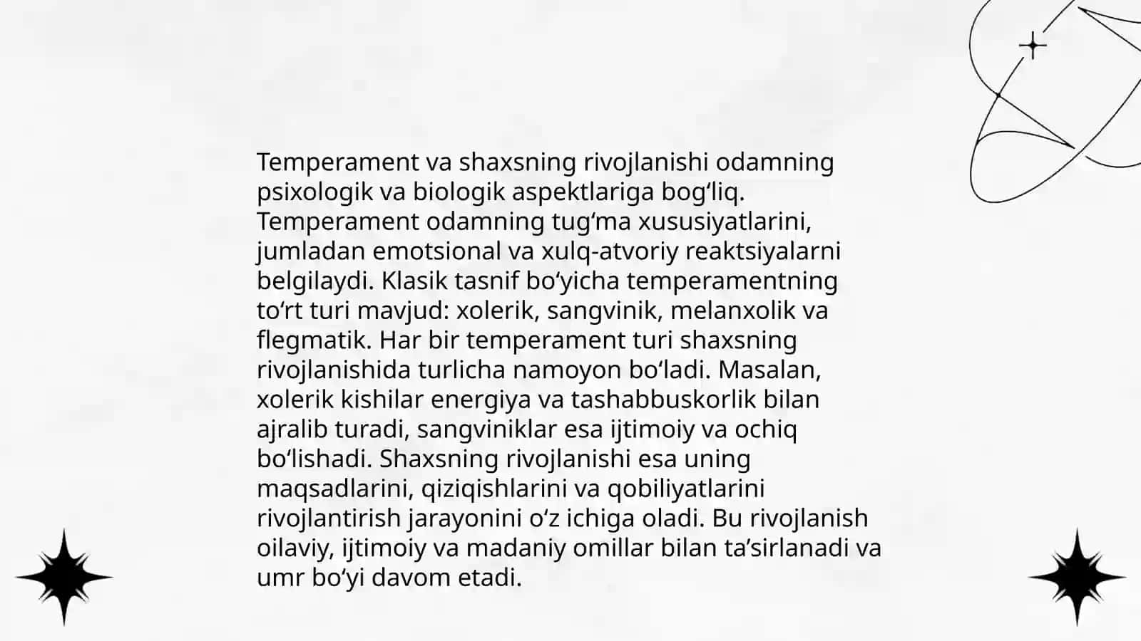 Temperament haqida hozirgi zamon nazariyalari 4
