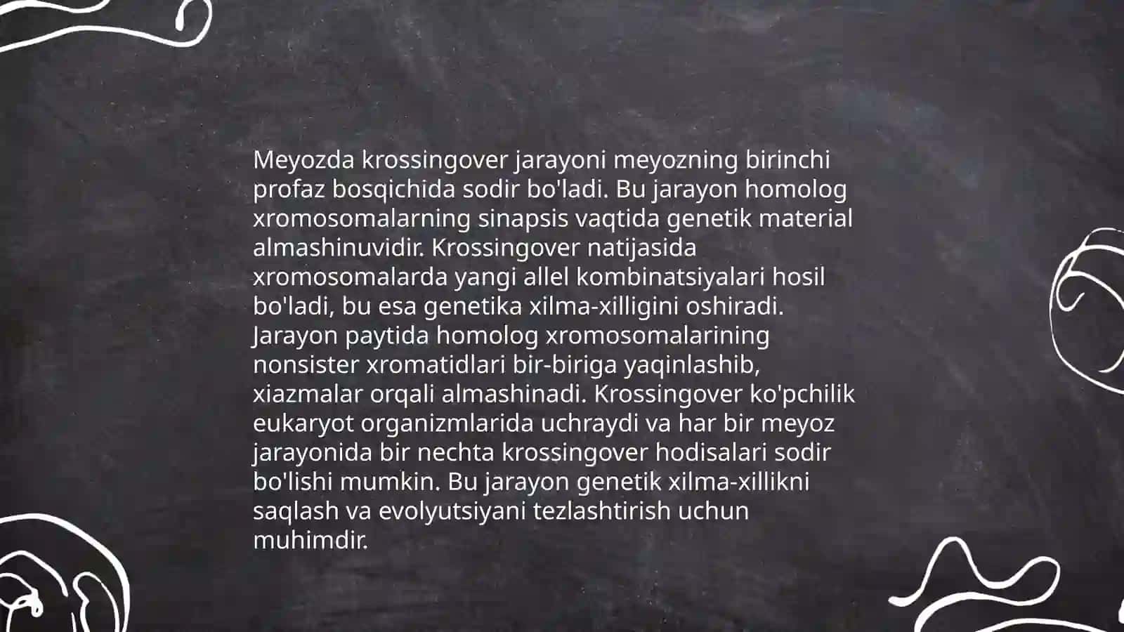 Meyozning biologik ahamiyati 4
