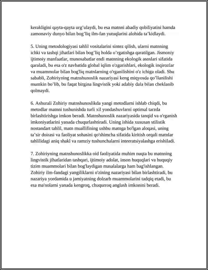 ASHURALI ZOHIRIYNING MATNSHUNOSLIKKA OID FAOLIYATI 4