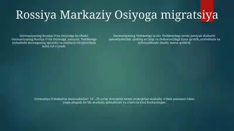 Germaniya Òzbeklari 19 20 Asrlarda 4