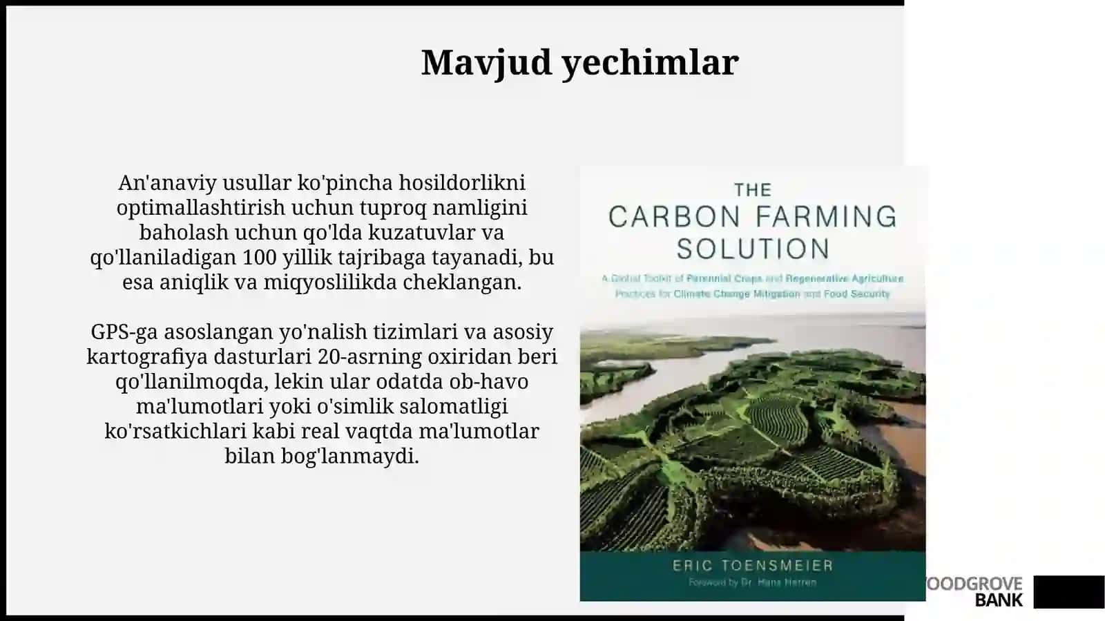 Qishloqxoʻjaligimasalalariniyechishdaamaliydasturiytaʼminot 4
