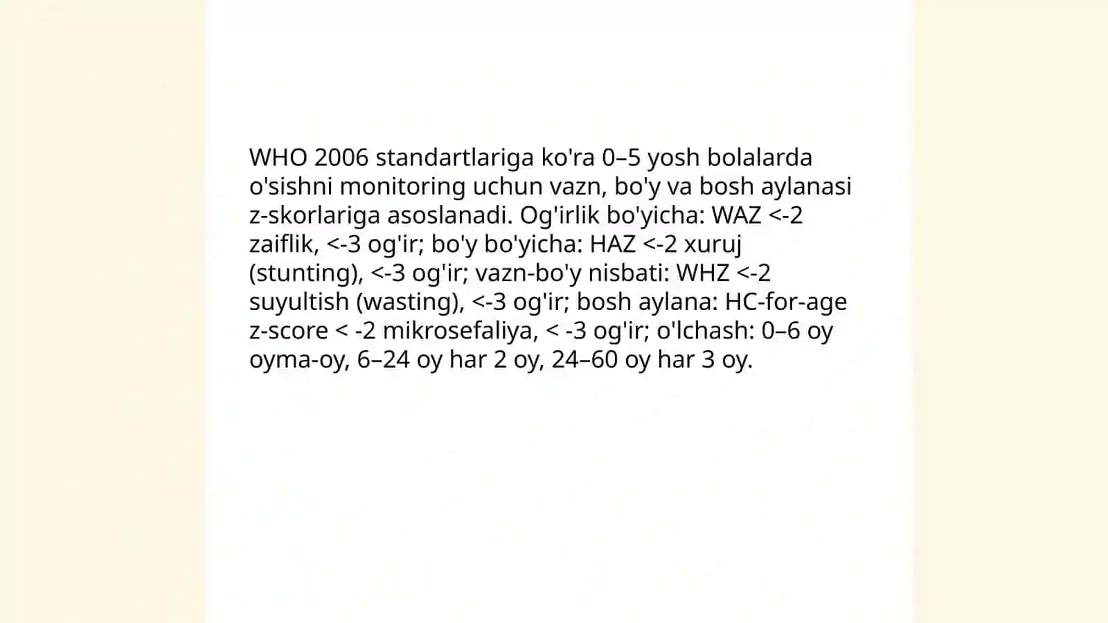 Bolaning ovqatlanishining yetishmasli belgilari 4