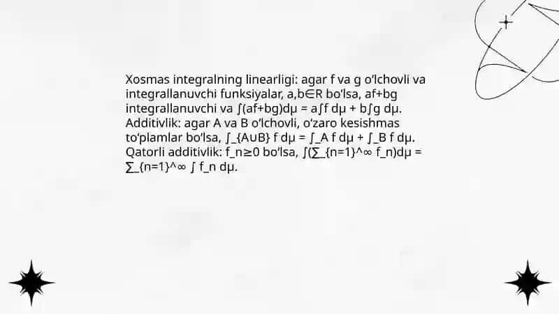 Xosmas integrallar 4