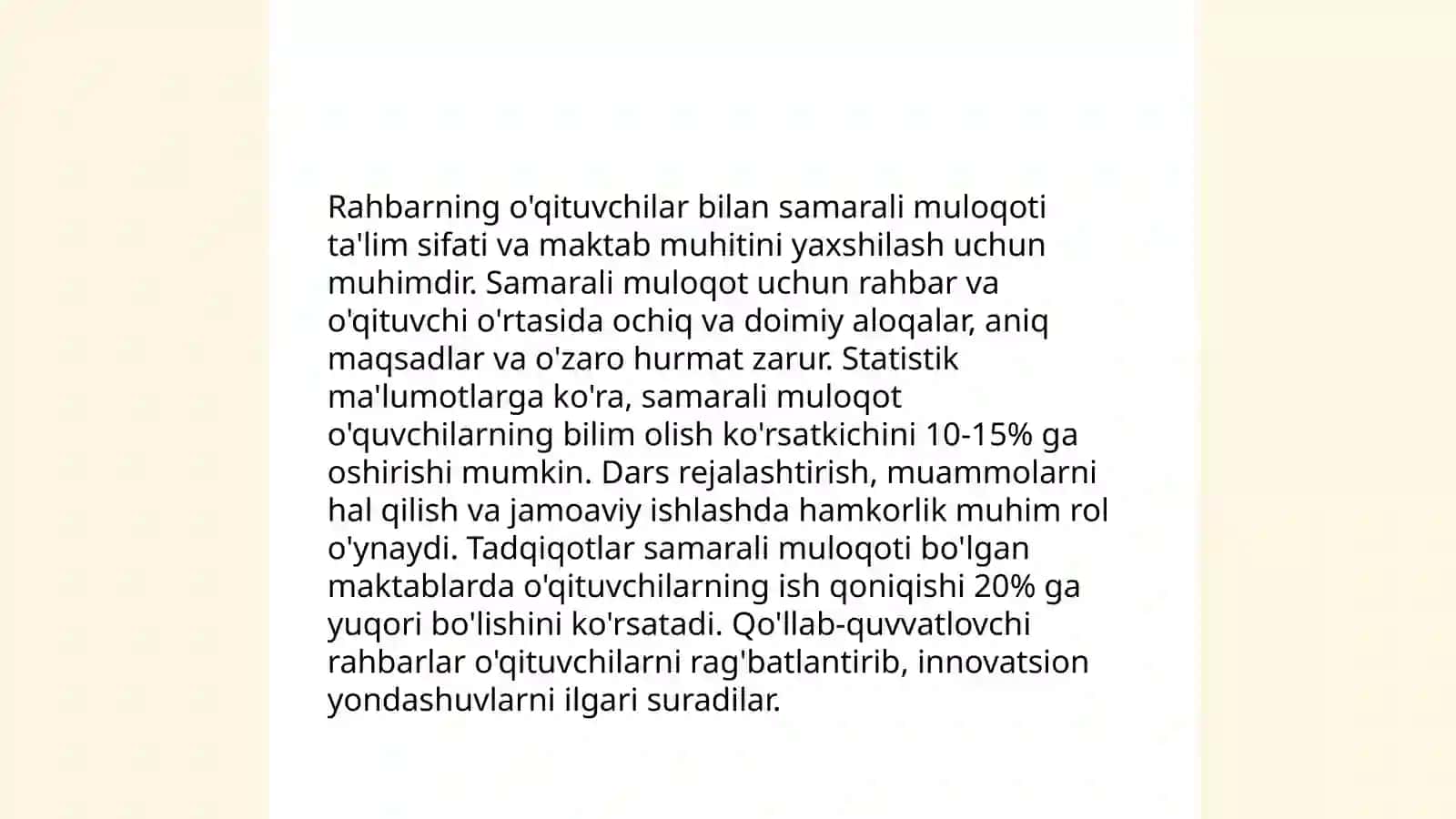 Taʼlim mutaxassislari kasbiy faolligini oshirishda raxbarning vazifalari 4