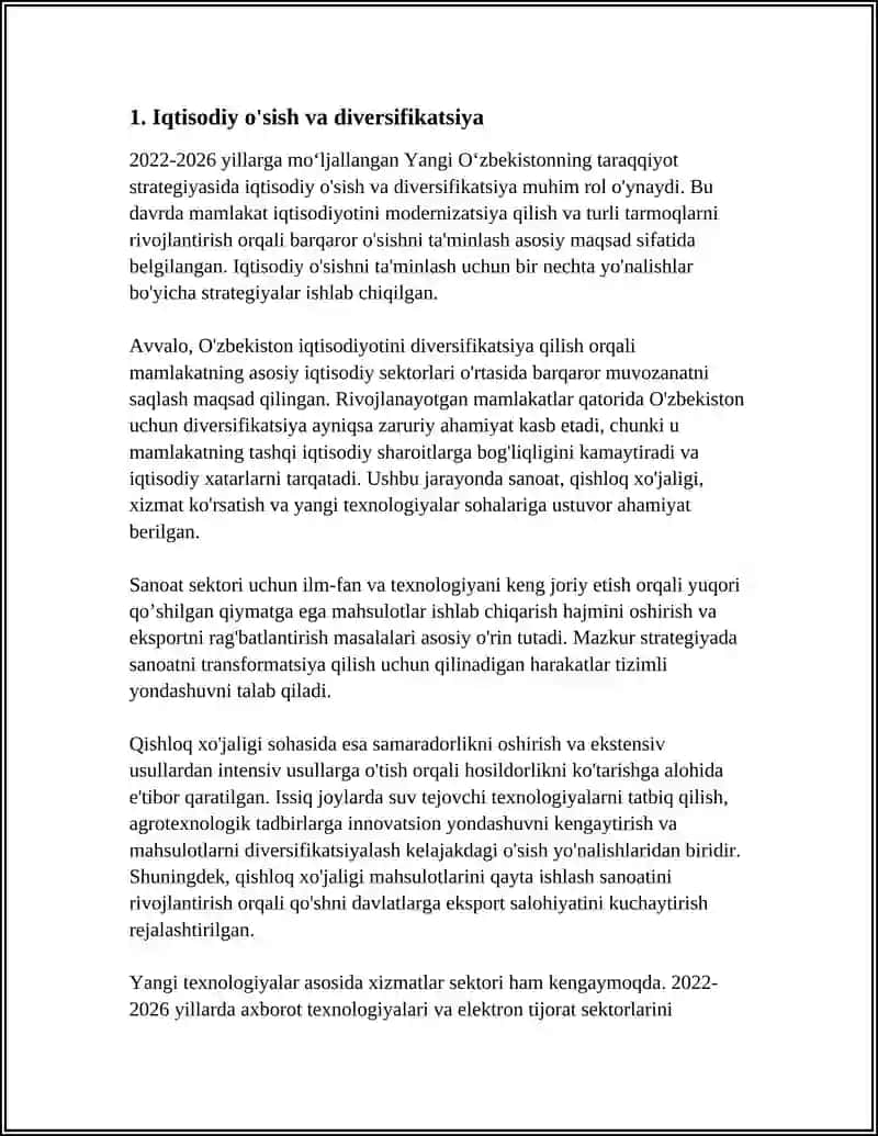 2022-2026 YILLARGA MOʻLJALLANGAN YANGI OʻZBEKISTONING TARAQQIYOT STRATEGIYASI 4