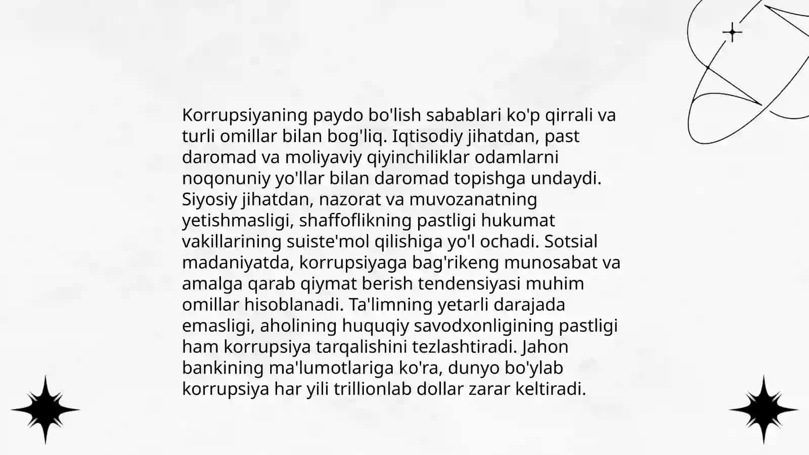 Korrupsiyaning mohiyati va uning oqibatlari 4