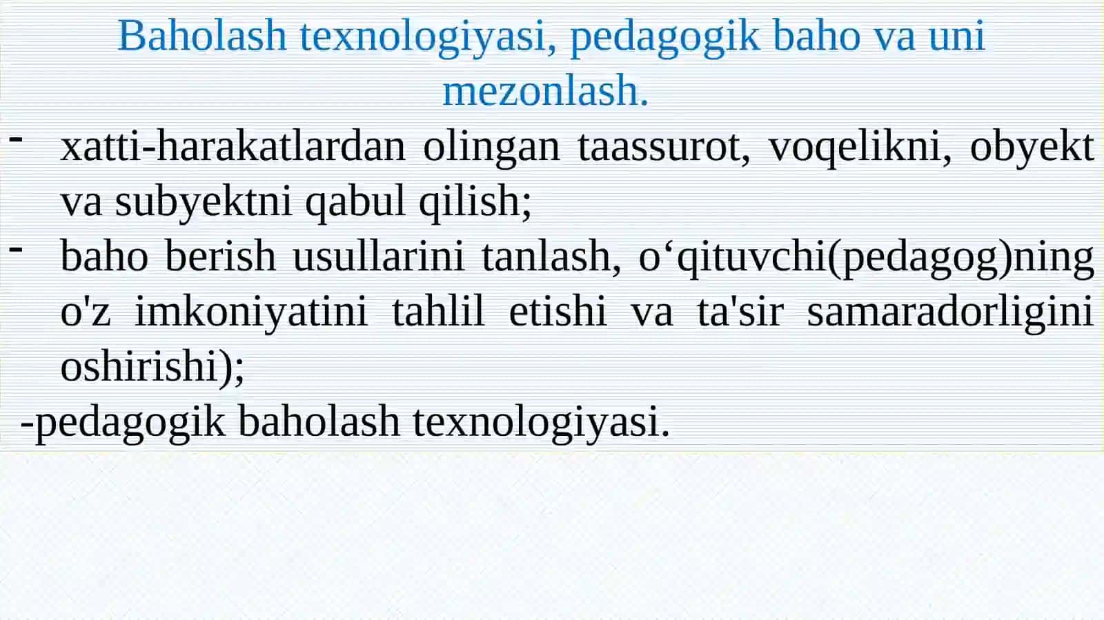 O‘qituvchining o‘quv mashg‘ulotini loyihalash faoliyati 4