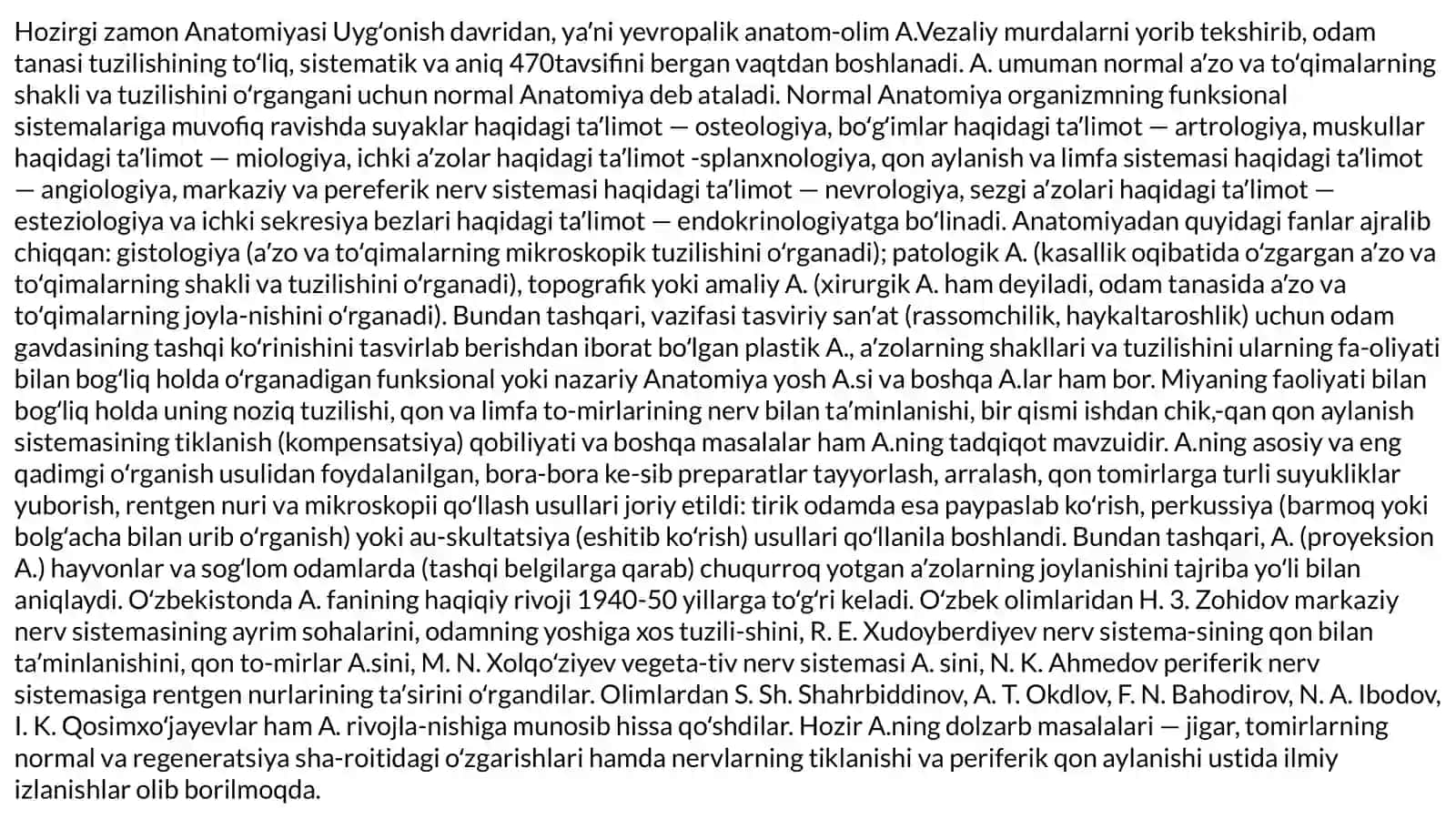 Anatomiyani organish usullari 4