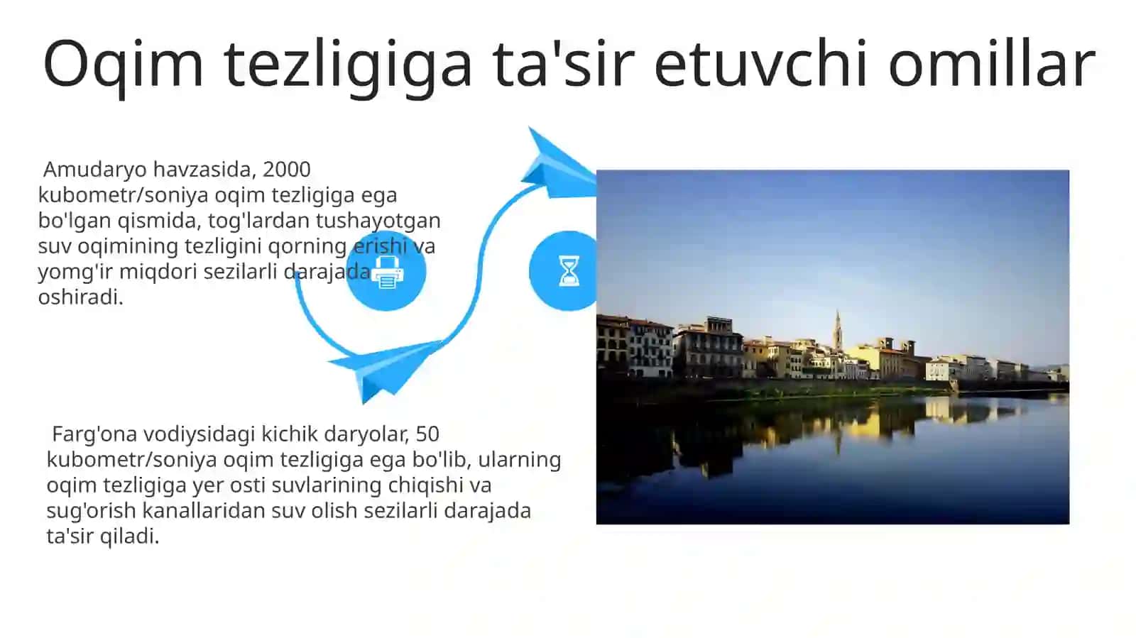 Daryo oqimining me'yori va uni ifodalovchi tavsiflar 4