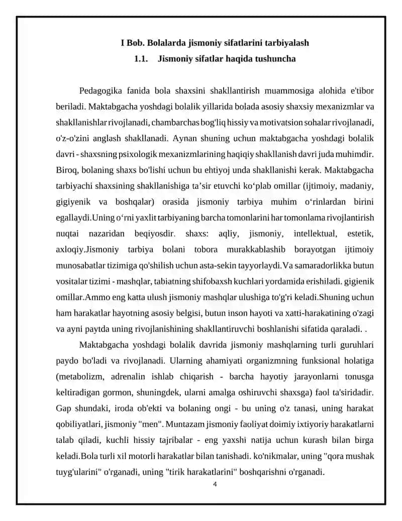 BOLALARDA JISMONIY SIFATLARINI TARBIYALASH 4