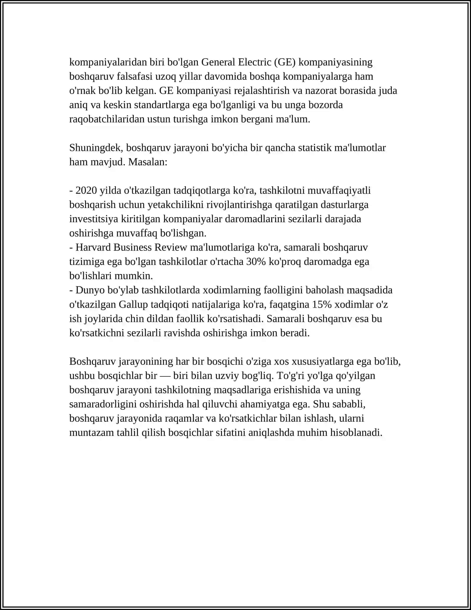 BOSHQARUV JARAYONI VA VAZIFALARI 4