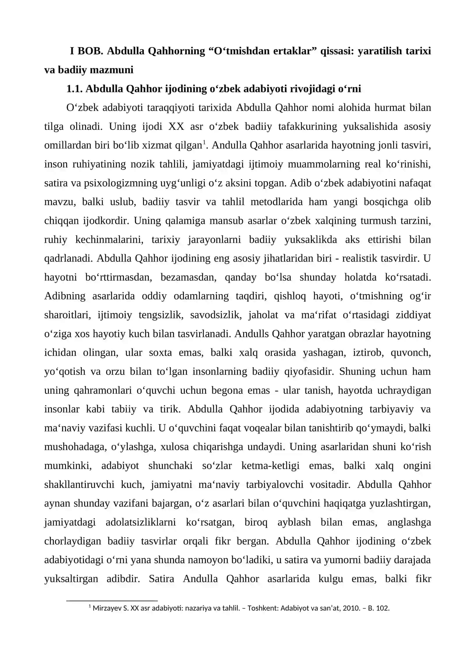 “O‘TMISHDAN ERTAKLAR” QISSASIDA DAVR VA SHAXS TALQINI 4