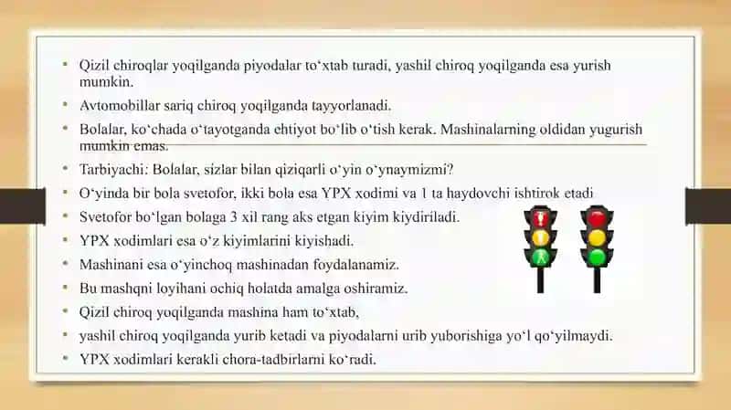 Transport yo‘l harakat qoidalari "Ehtiyotkor piyoda" MAVZUSIDA TAQDIMOT 4
