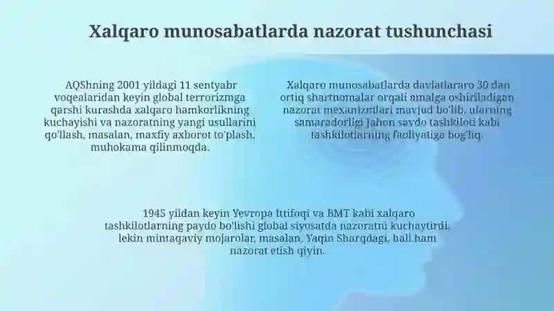 Mexnat munosabatlarida nazorat tushunchasi va mohiyati 4