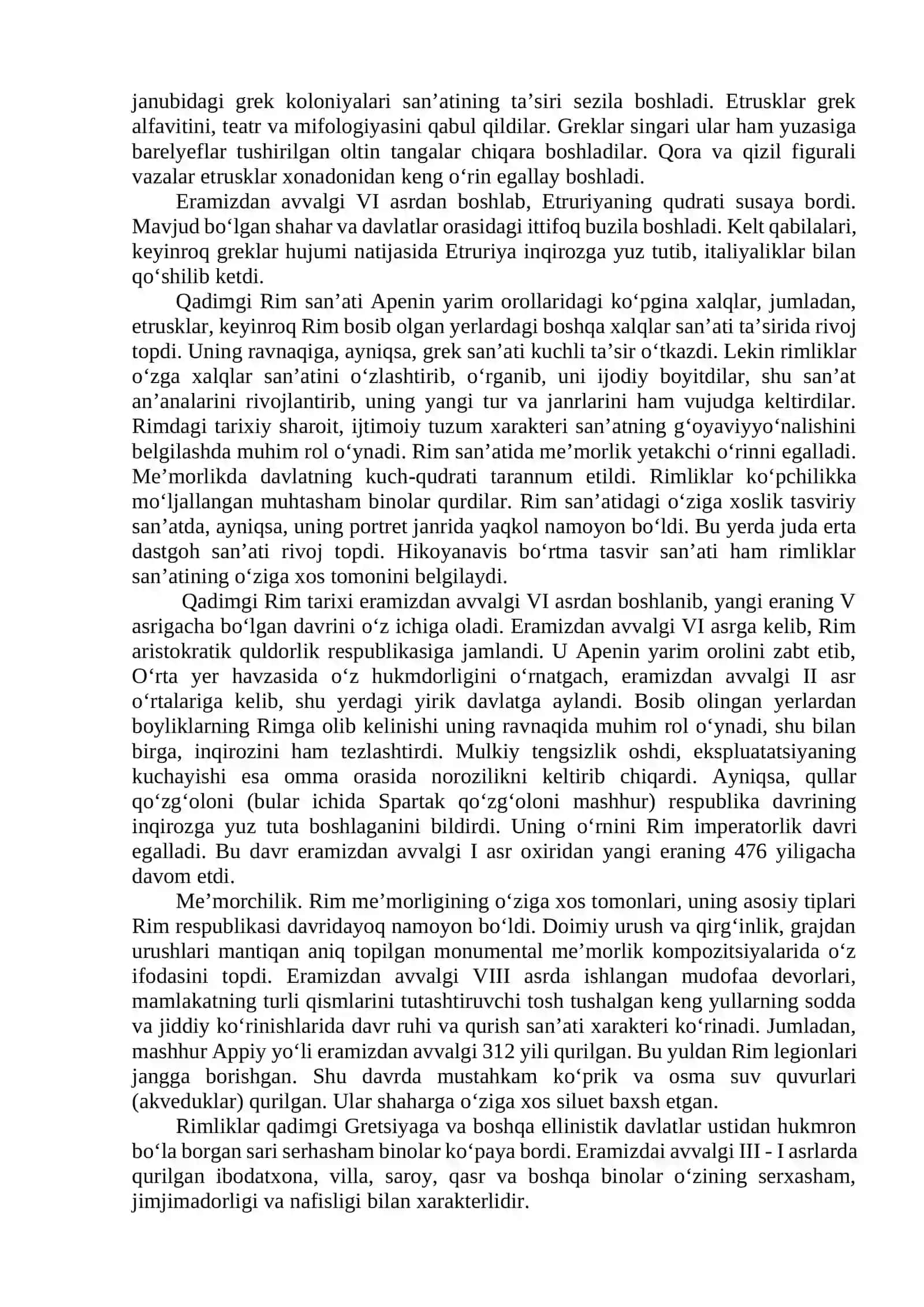 QADIMGI RIMDA ILMIY BILIMLARNING TARAQQIY ETISHI 4