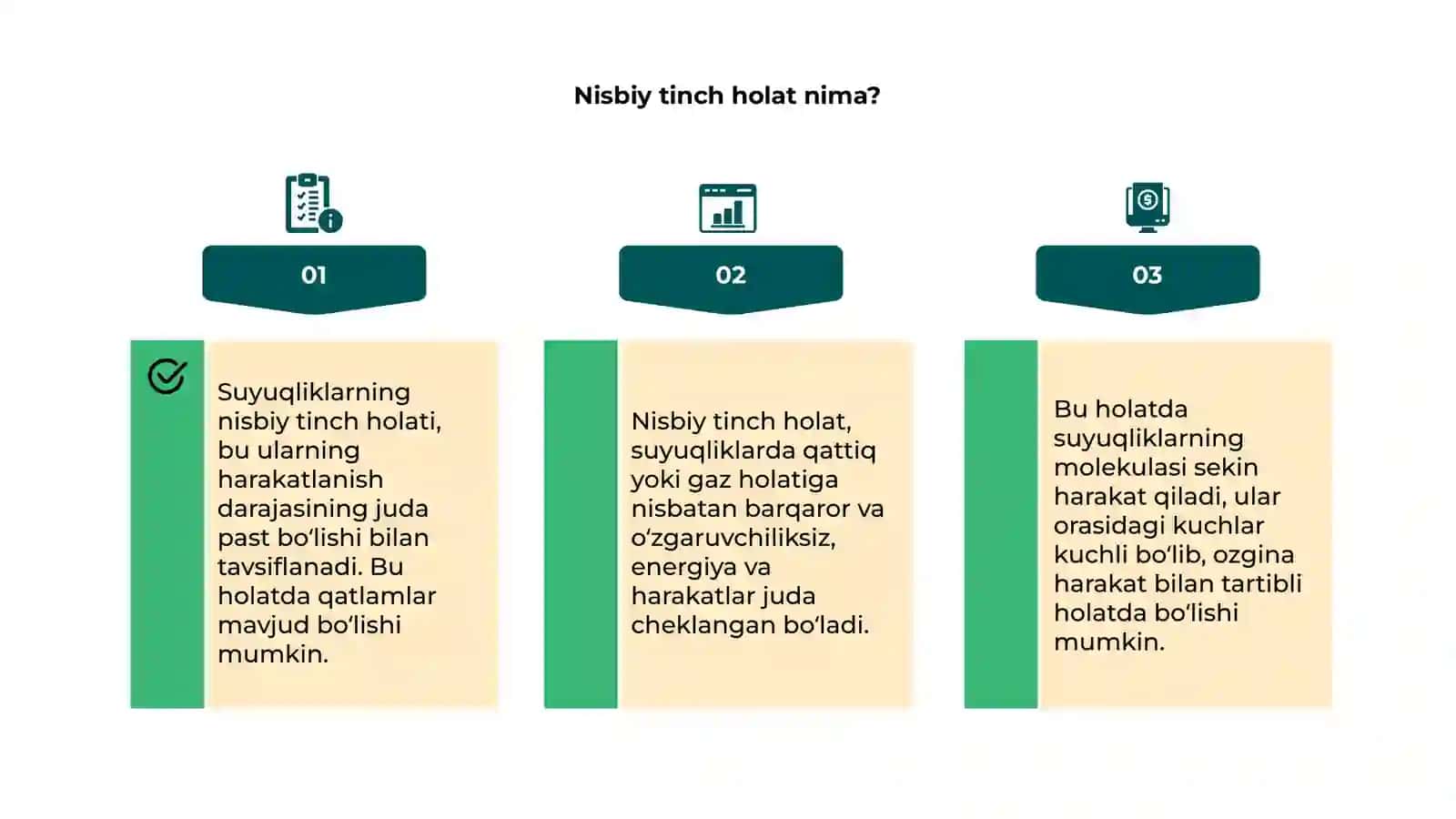 Suyuqliklarning nisbiy tinch holati 4