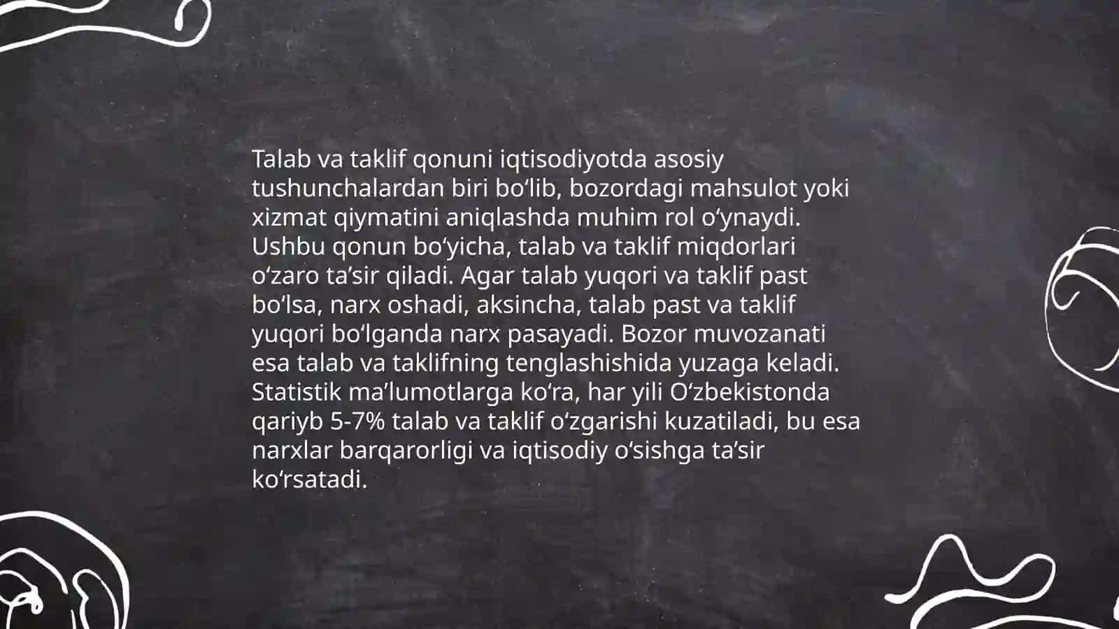 Bozor muvozanati 4