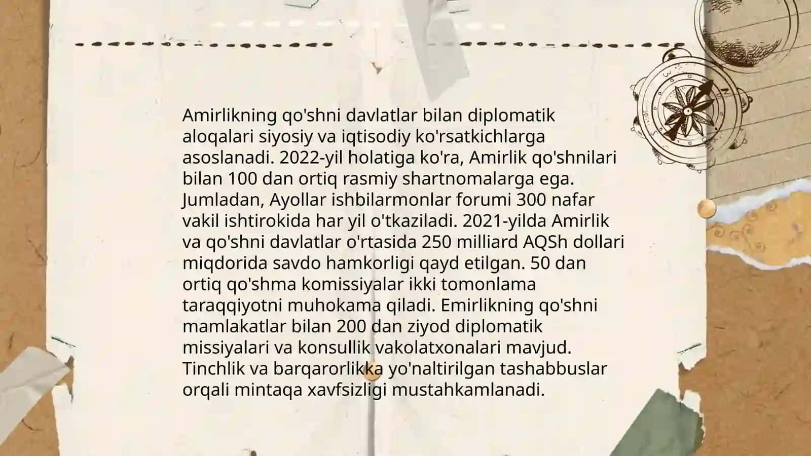 Buxoro amirligining diplomat munosabatlari 4
