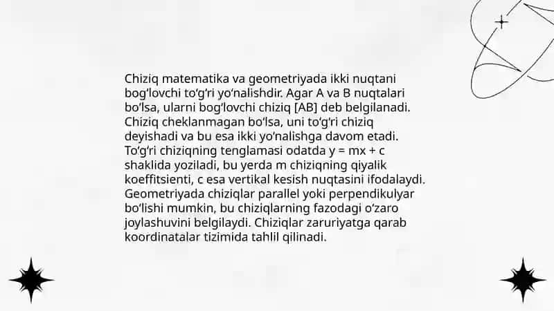 Asosiy geometrik tushunchalar 4