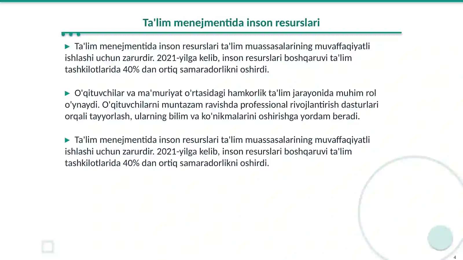 Insonshunoslik va ta'lim o'rtasidagi bog'lanish 4