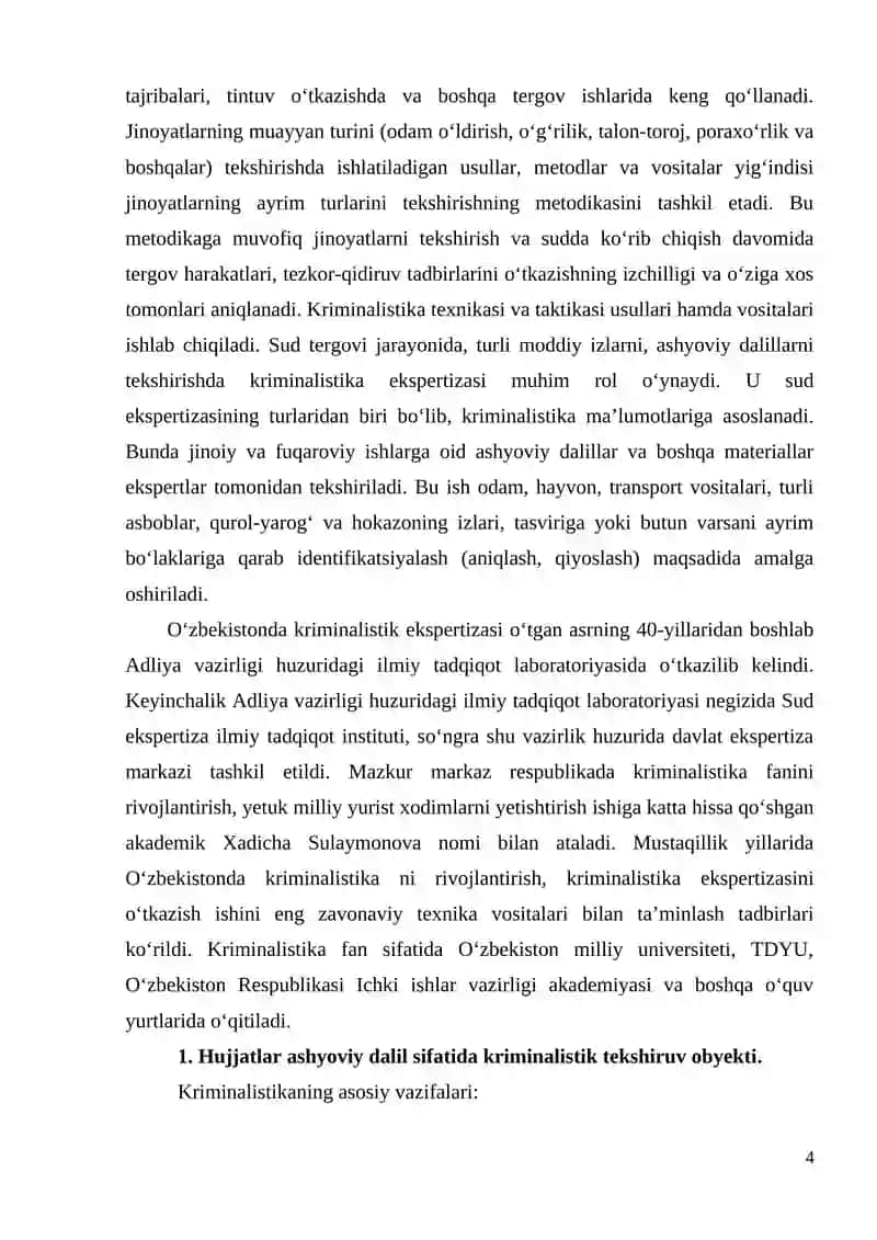 Mustaqil ish: Dastxatshunoslik va muallifshunoslik tekshiruvini o‘tkazish uchun material tayyorlash 4