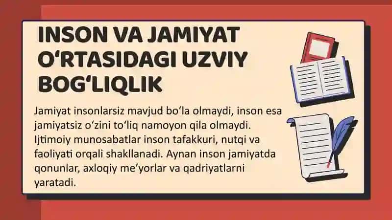 Inson va uning jamoatga o‘rni va vazifalari 4