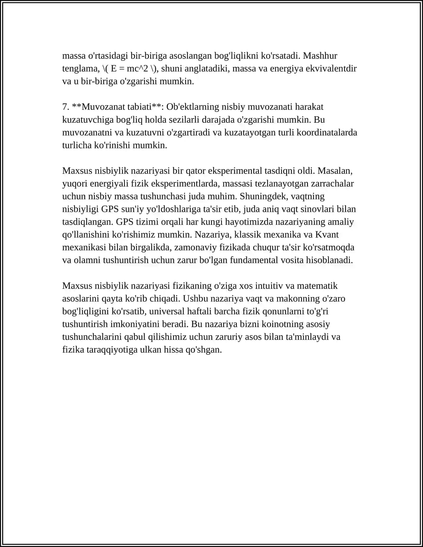 NISBIYLIK NAZARIYASI ELEMENTLARI 4