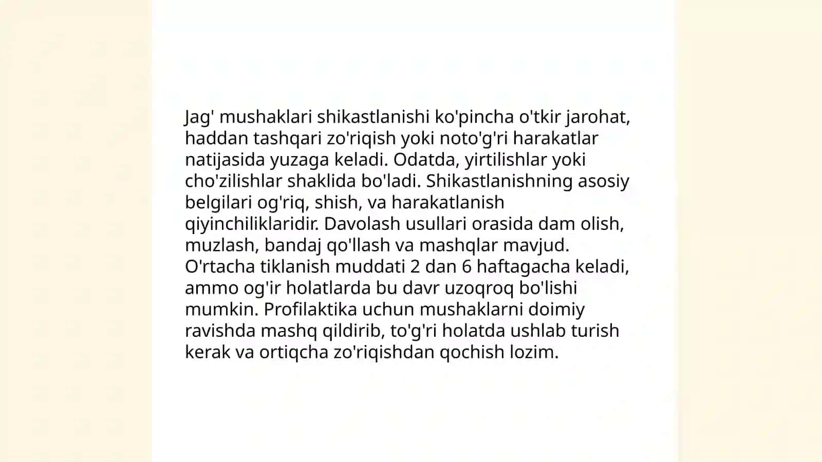 Yuz jag' to'qimalari jarohatlari va shikastlanishlari 4